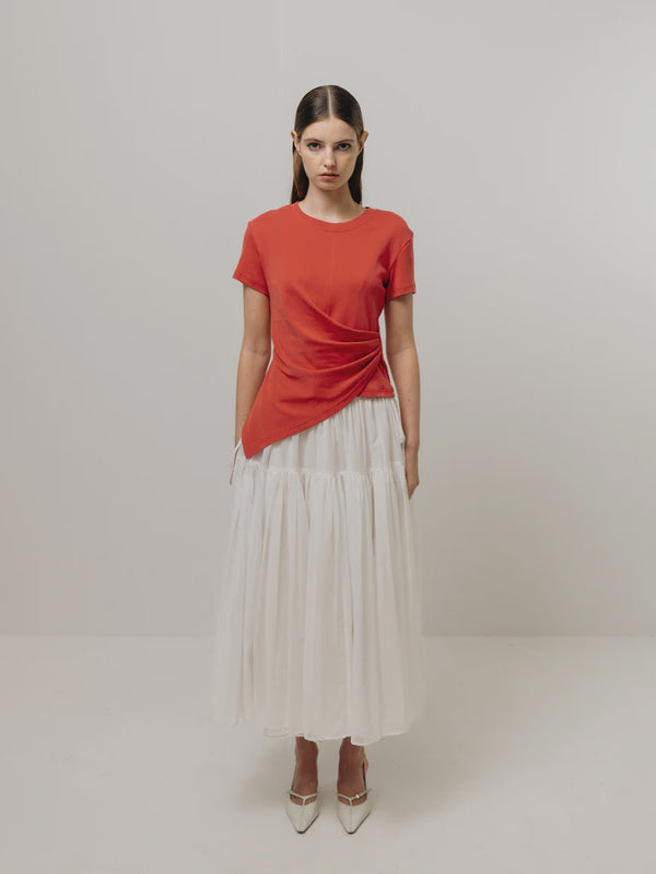 emin paul White Volume Maxi Skirt