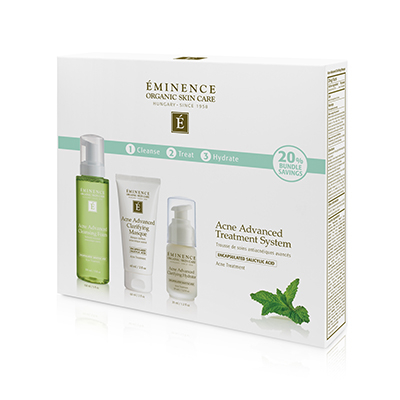 Eminence Organic Skin Care Acne Advanced 3-Step Treatment System