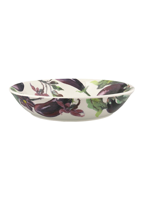 Emma Bridgewater Aubergine & Flowers Medium Pasta Bowl
