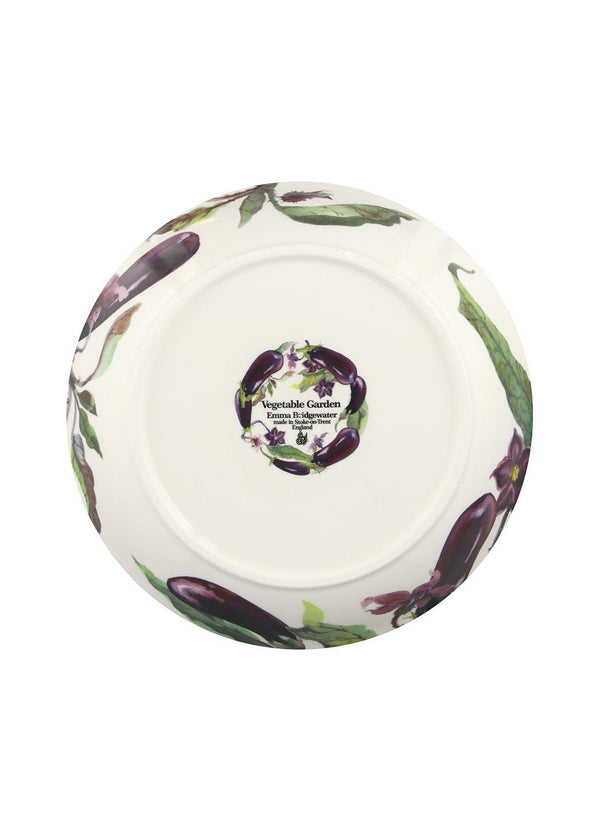 Emma Bridgewater Aubergine & Flowers Medium Pasta Bowl