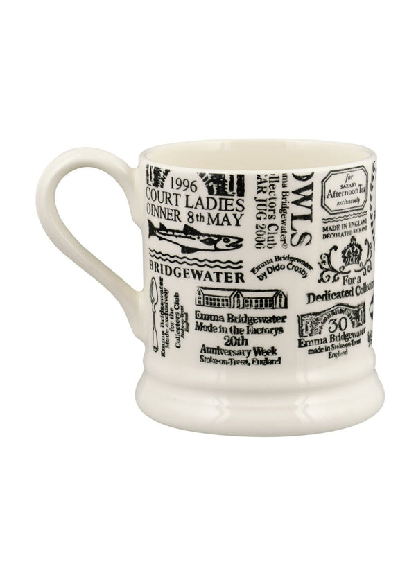 Emma Bridgewater Backstamps From 40 Years 1/2 Pint Mug