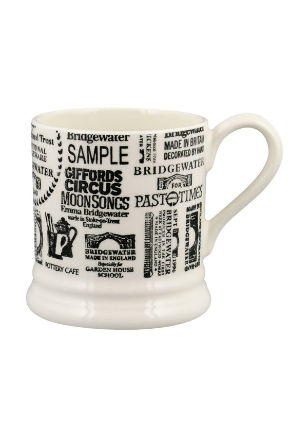 Emma Bridgewater Backstamps From 40 Years 1/2 Pint Mug