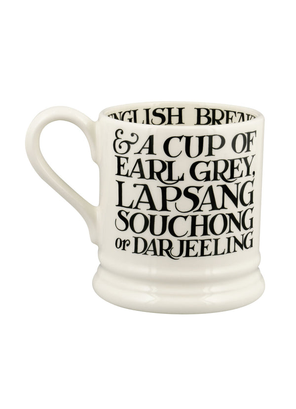 Emma Bridgewater Black Toast Breakfast Tea 1/2 Pint Mug