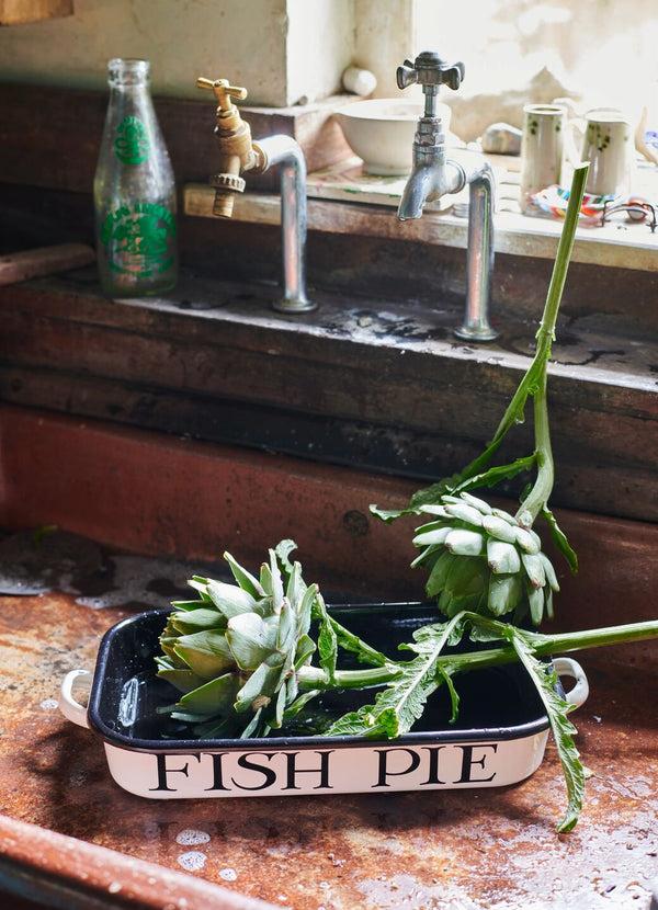 Emma Bridgewater Black Toast Enamel Roasting Dish With Handles 40cm