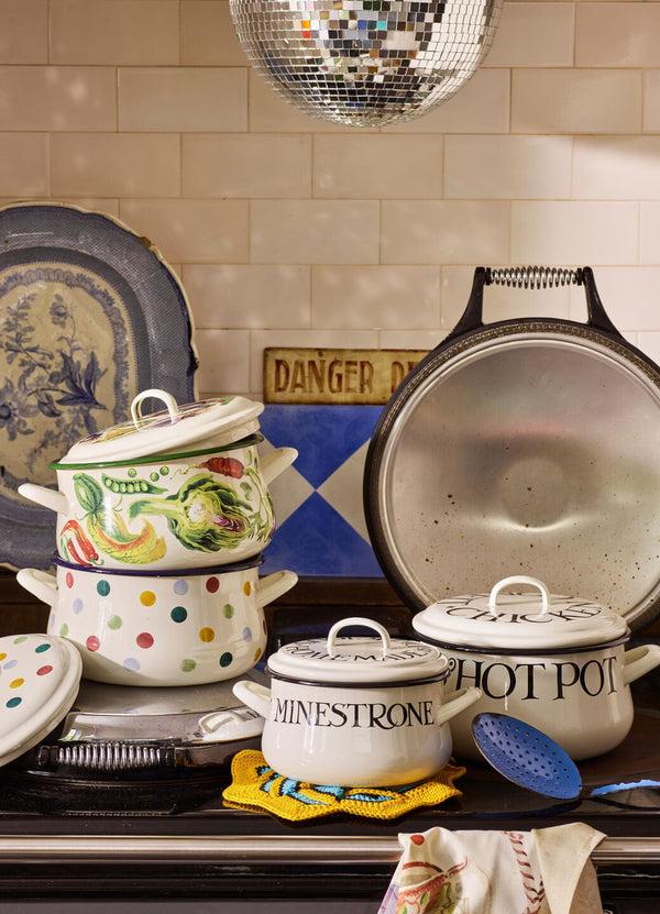 emma bridgewater Black Toast Enamel Small Cooking Pot