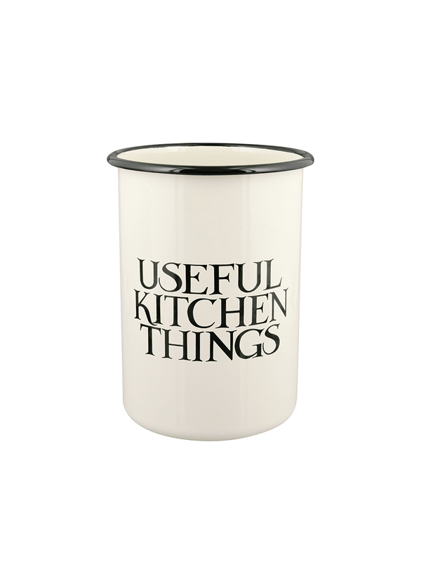 Emma Bridgewater Black Toast Enamel Utensils Storage Pot