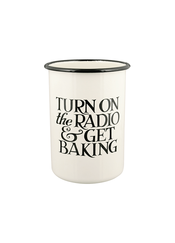 Emma Bridgewater Black Toast Enamel Utensils Storage Pot