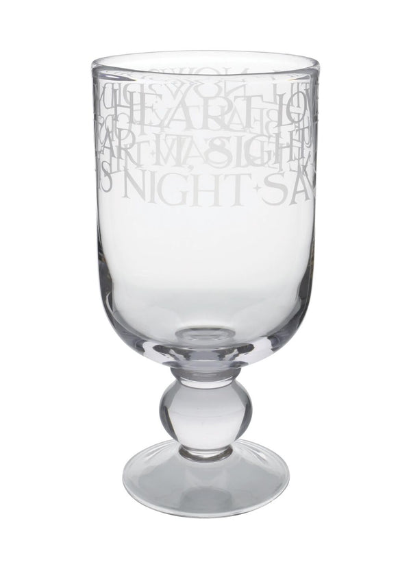 Emma Bridgewater Black Toast Extra Large Glass Storm Lantern