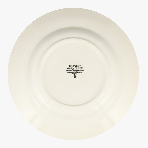 Emma Bridgewater Black Toast Fish & Chips Large Dinner Plate 10.5 Inch