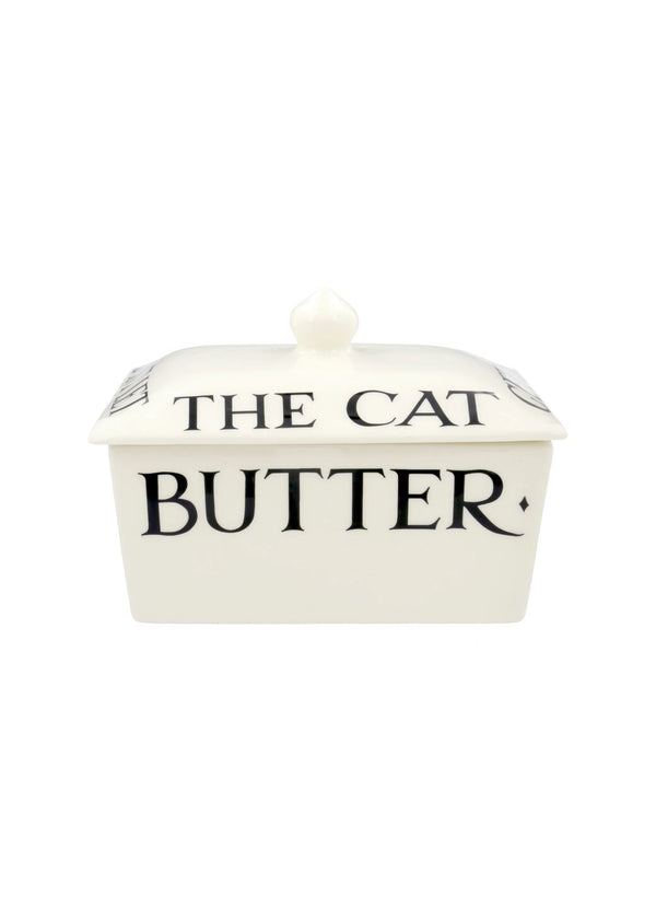 Emma Bridgewater Black Toast Half A Pound Small Butter Dish