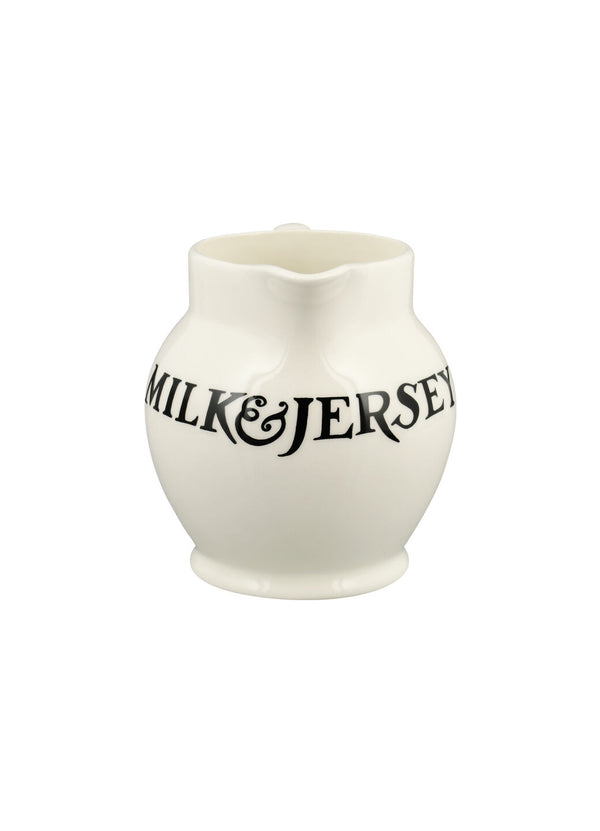 Emma Bridgewater Black Toast Jersey Cream 1/2 Pint Jug
