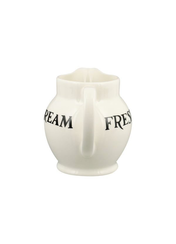 Emma Bridgewater Black Toast Jersey Cream 1/2 Pint Jug