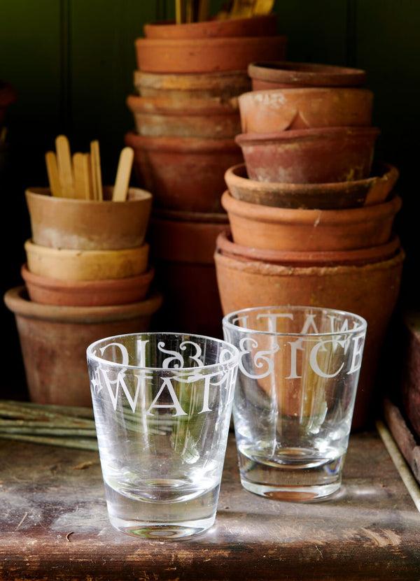 emma bridgewater Black Toast Large Glass Tumbler Set of 2