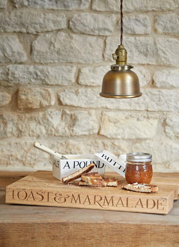 emma bridgewater Black Toast Large Wooden Chopping Board