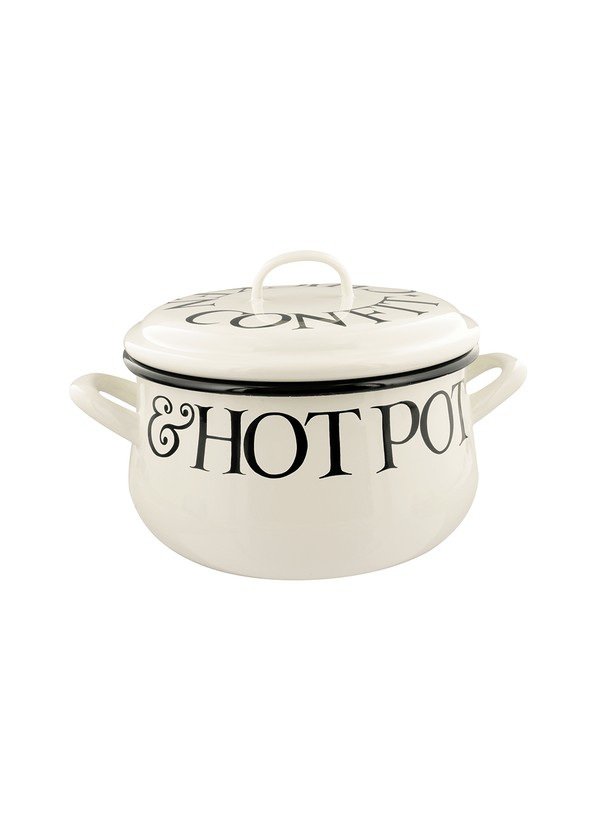 Emma Bridgewater Black Toast Medium Enamel Cooking Pot