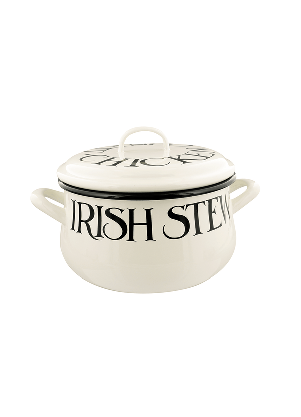 Emma Bridgewater Black Toast Medium Enamel Cooking Pot