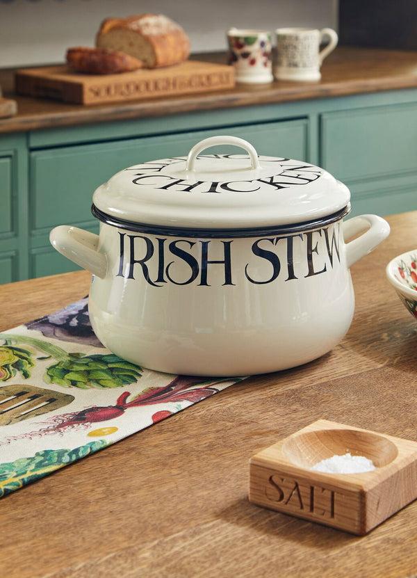 emma bridgewater Black Toast Medium Enamel Cooking Pot