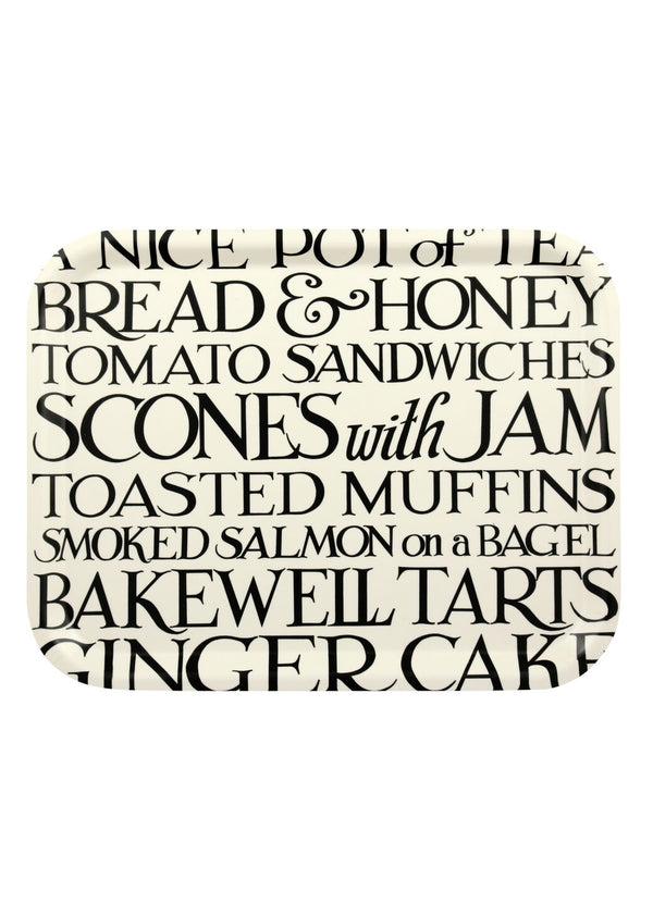 Emma Bridgewater Black Toast Rectangular Birch Tray