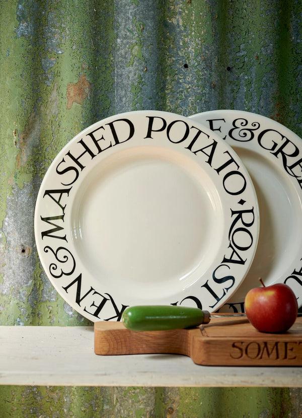 emma bridgewater Black Toast Roast Chicken Large Dinner Plate 10.5 Inch