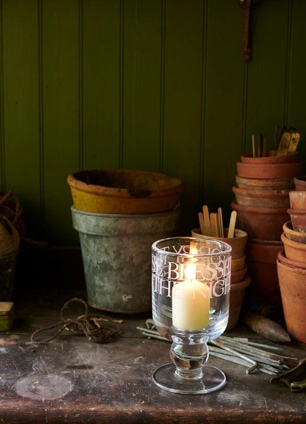 emma bridgewater Black Toast Small Glass Storm Lantern