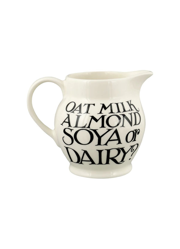 Emma Bridgewater Black Toast Soya Or Dairy 1/2 Pint Jug