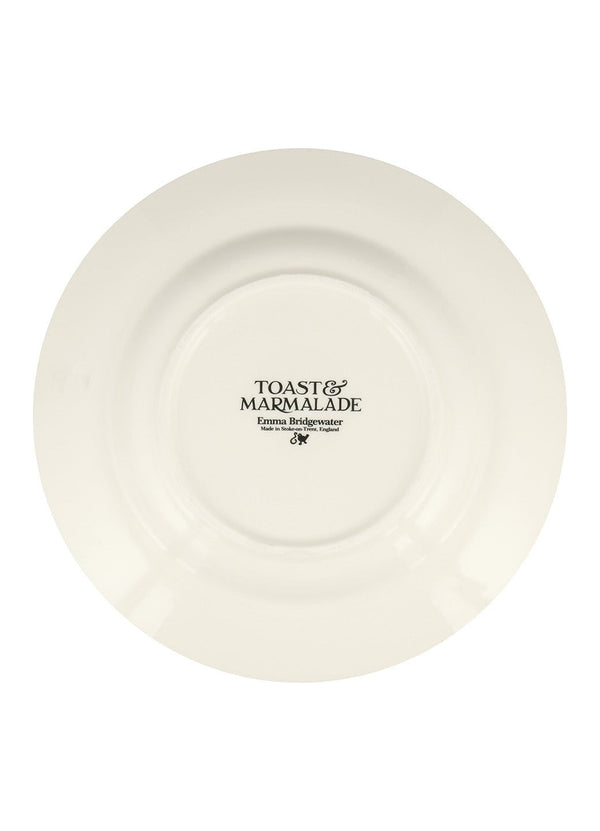 Emma Bridgewater Black Toast Veggies Large Dinner Plate 10.5 Inch