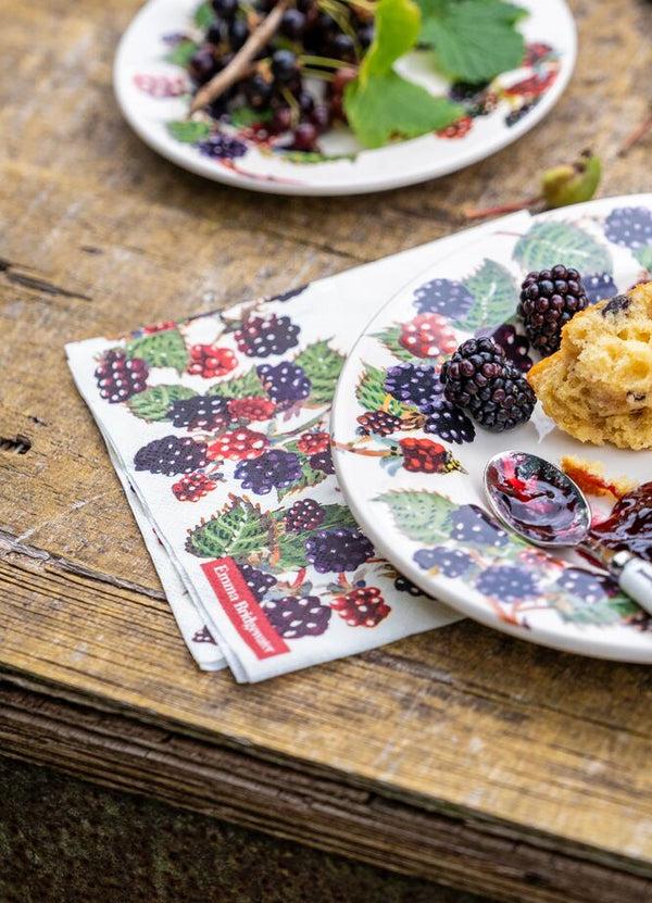 emma bridgewater Blackberry Lunch Napkins (Pack of 20)
