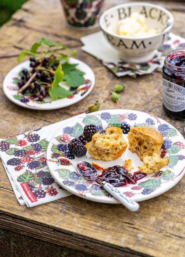 Emma Bridgewater Blackberry Medium Dinner Plate 8.5 Inch