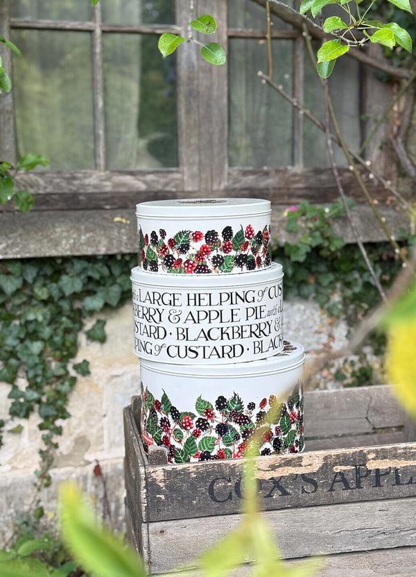 emma bridgewater Blackberry Set Of 3 Round Cake Tins