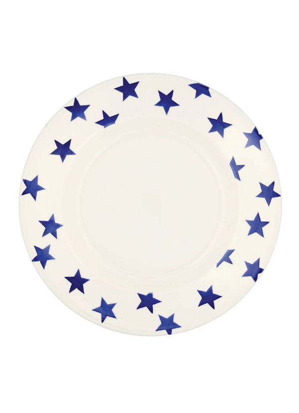 Emma Bridgewater Blue Star Large Dinner Plate 10.5 Inch