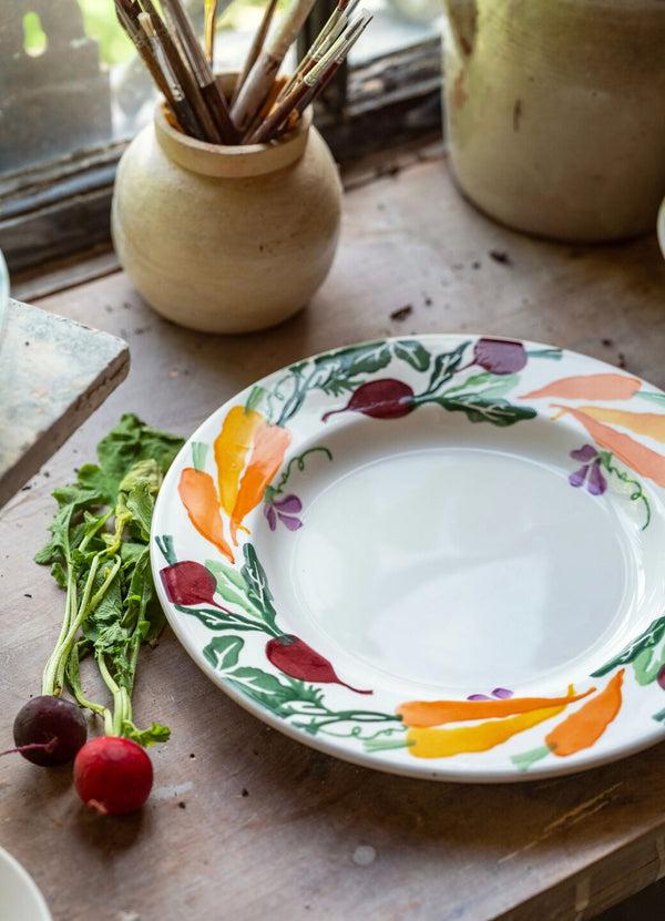 emma bridgewater Carrots & Beets Medium Dinner Plate 8.5 Inch