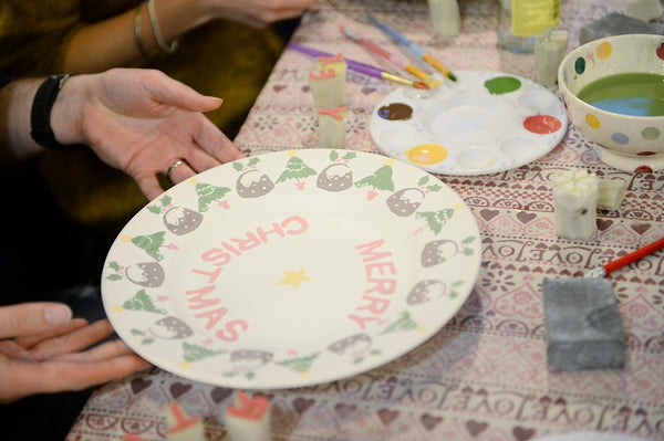 emma bridgewater Crafting for Christmas Evening – Pottery Decorating