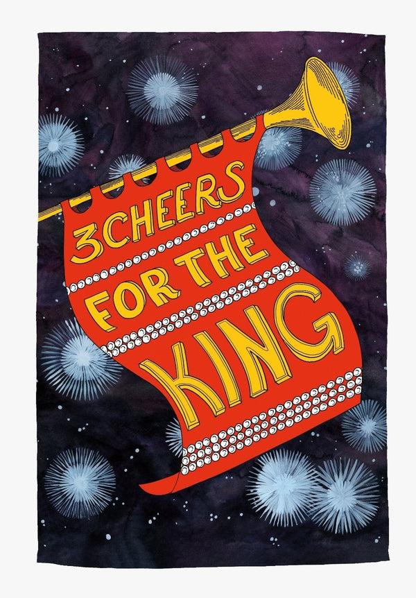 emma bridgewater 3 Cheers For The King Tea Towel