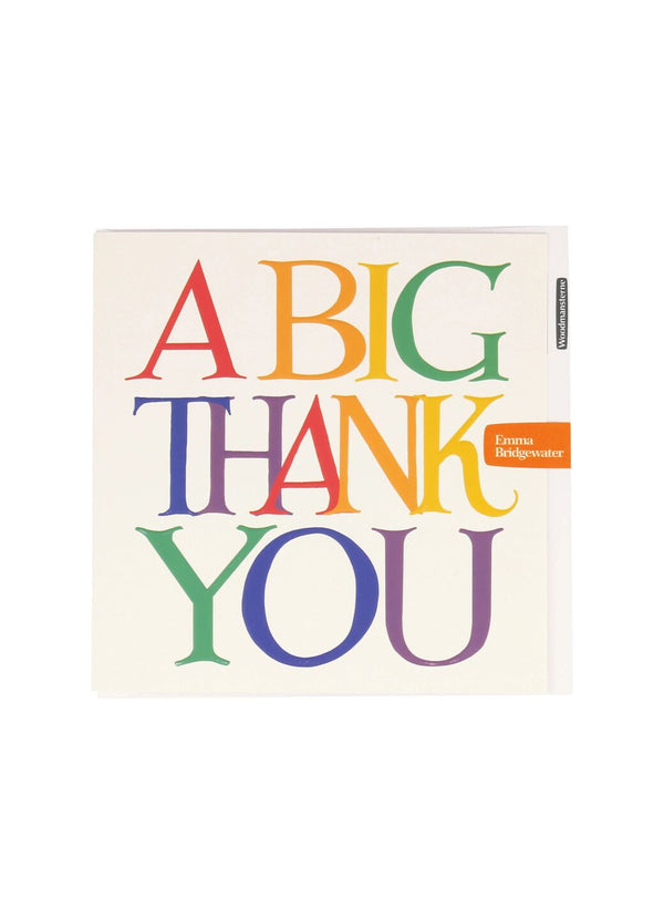 emma bridgewater A Big Thank You Card