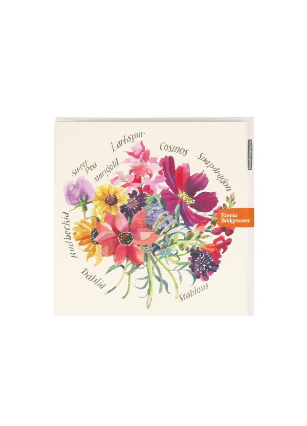 emma bridgewater Autumn Flowers Card