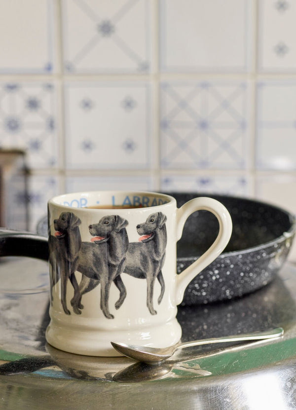 emma bridgewater Black Labrador 1/2 Pint Mug