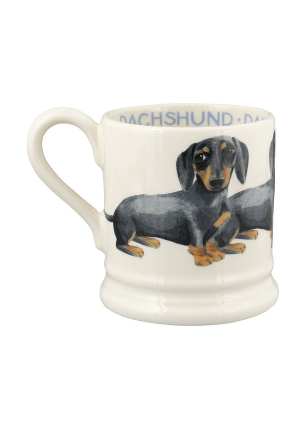 Emma Bridgewater Black & Tan Dachshund 1/2 Pint Mug