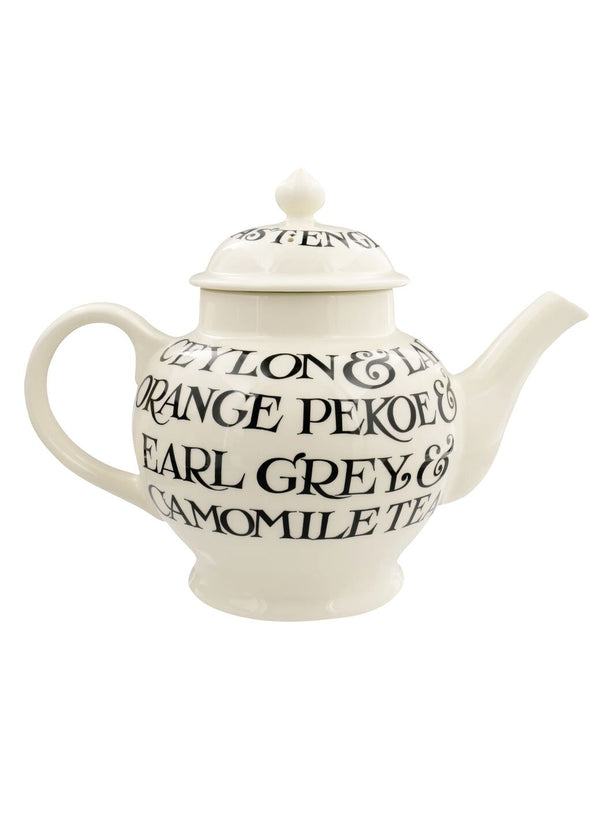 Emma Bridgewater Black Toast 4 Mug Teapot