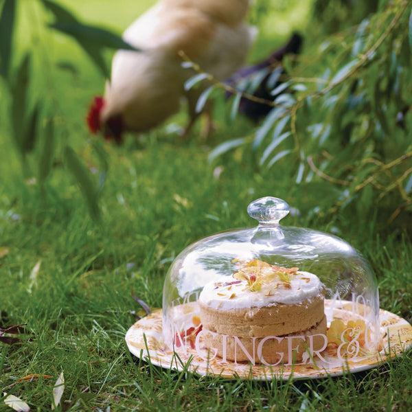 emma bridgewater Black Toast Glass Cake Dome