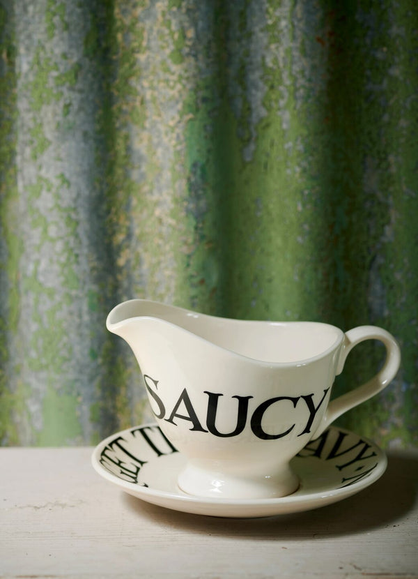 emma bridgewater Black Toast Gravy Jug & Stand