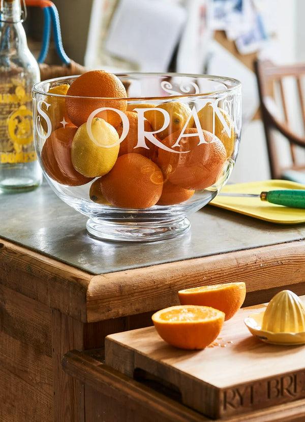 emma bridgewater Black Toast Large Glass Bowl