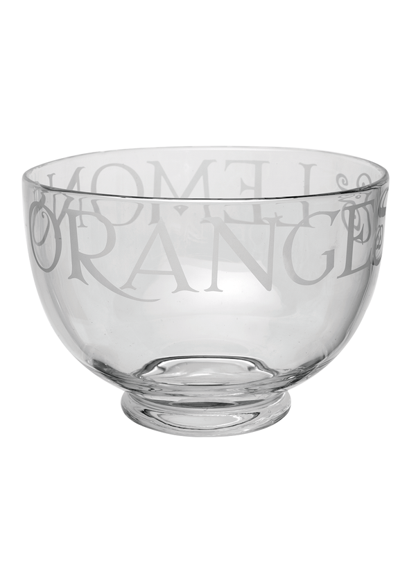 Emma Bridgewater Black Toast Large Glass Bowl