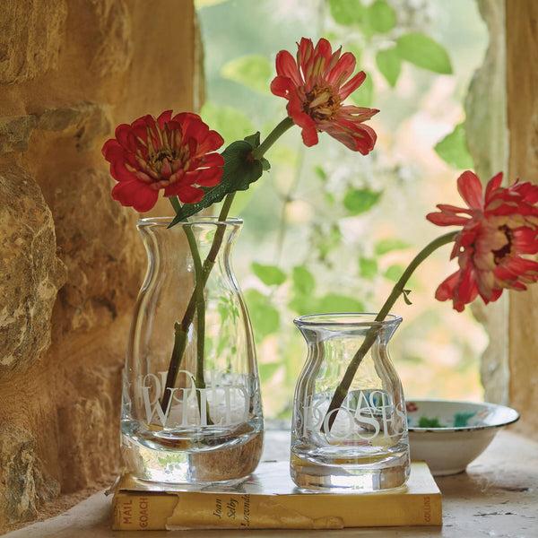 emma bridgewater Black Toast Medium Glass Pot Vase