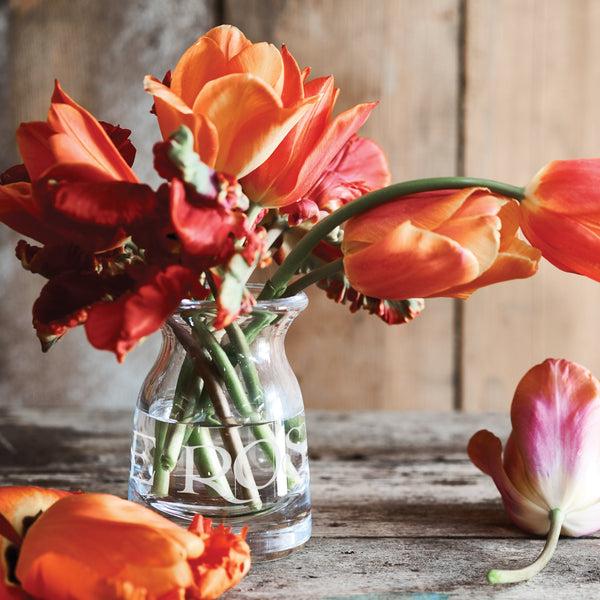 emma bridgewater Black Toast Small Glass Vase