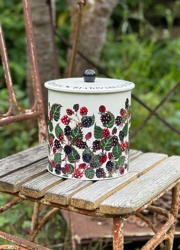 emma bridgewater Blackberry Tin Biscuit Barrel