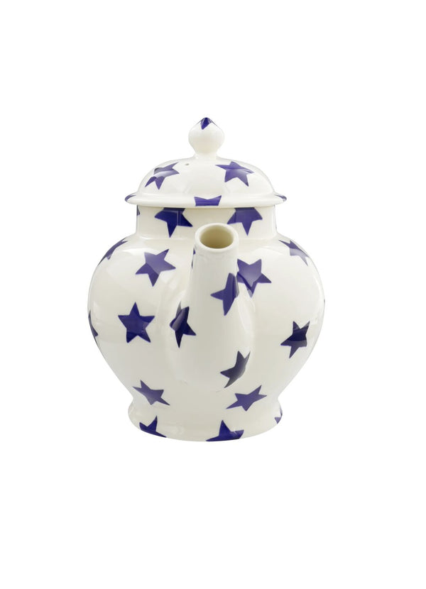 Emma Bridgewater Blue Star 4 Mug Teapot