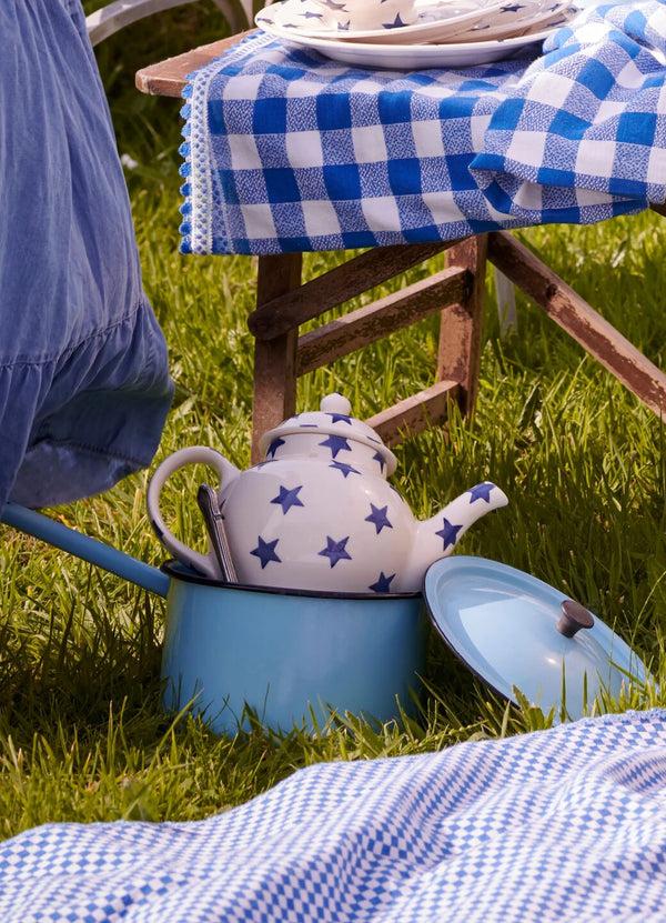 emma bridgewater Blue Star 4 Mug Teapot