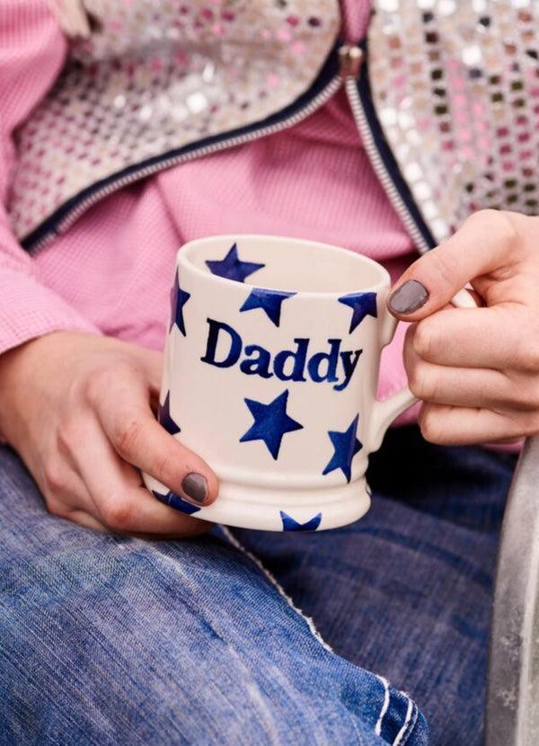 emma bridgewater Blue Star Daddy 1/2 Pint Mug