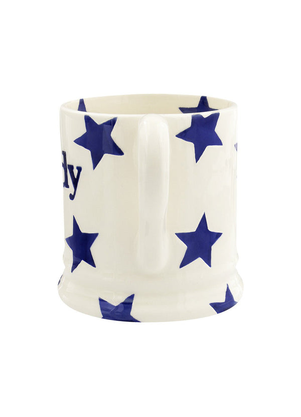 Emma Bridgewater Blue Star Daddy 1/2 Pint Mug