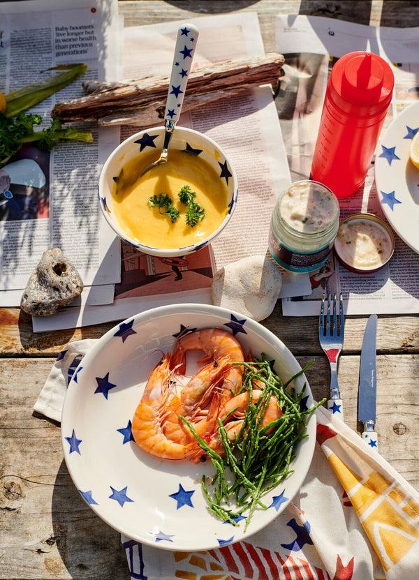 emma bridgewater Blue Star Medium Pasta Bowl